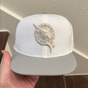 New Era Black and White Cap